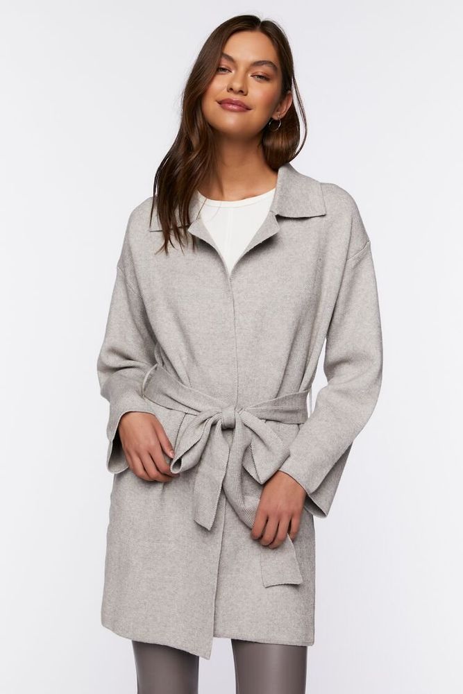Belted sales duster cardigan