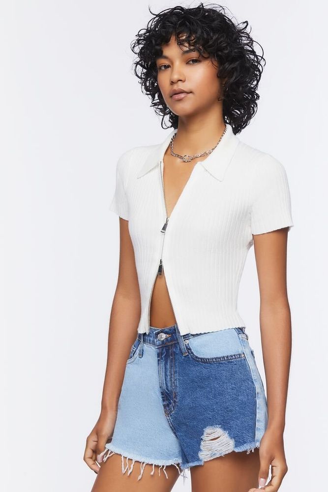 Forever 21 clearance white shorts