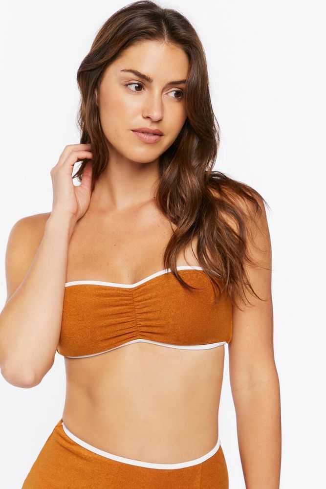 Forever 21 bandeau bikini on sale