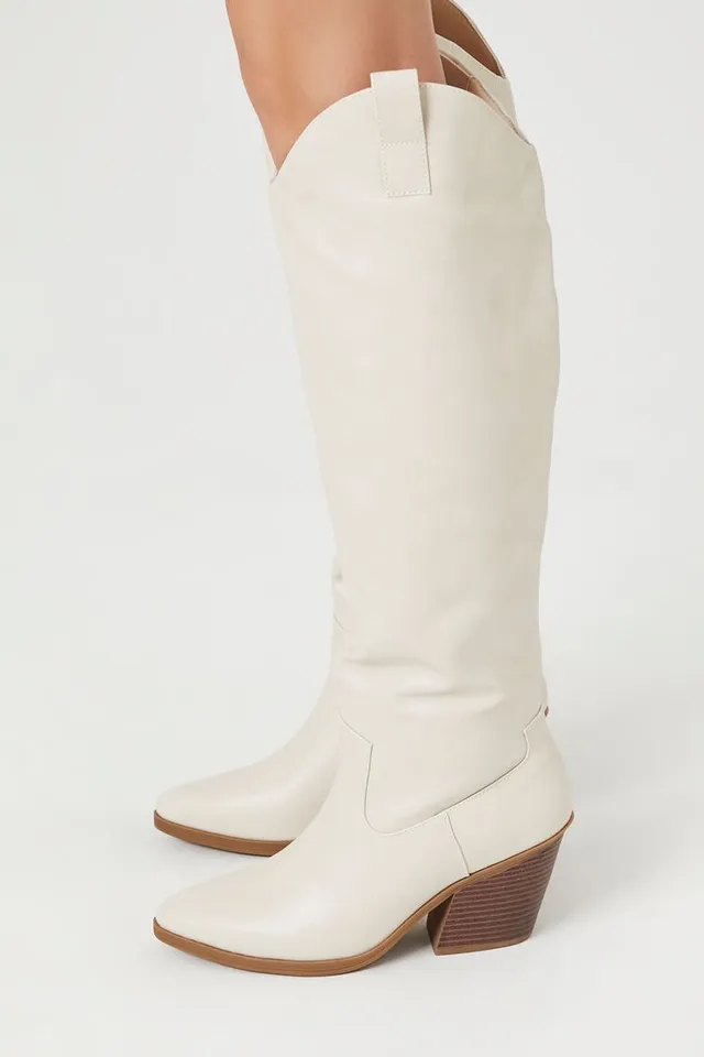 Forever 21 sales white cowboy boots