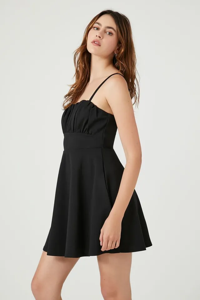Forever 21 black skater dress outlet