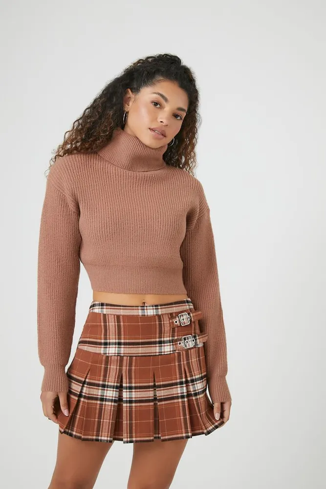 Ribbed turtleneck sweater forever clearance 21