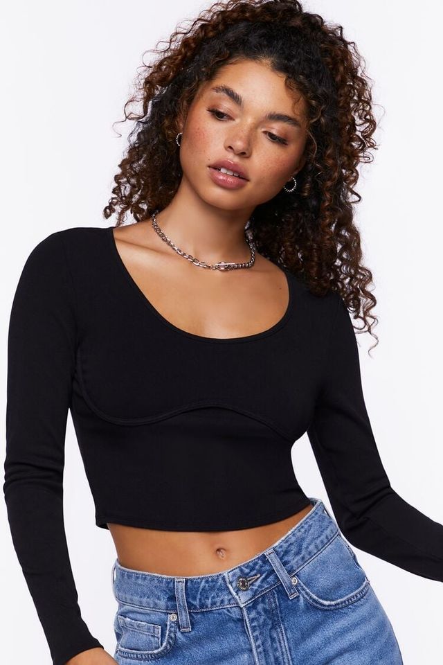 Forever 21 black long sleeve 2025