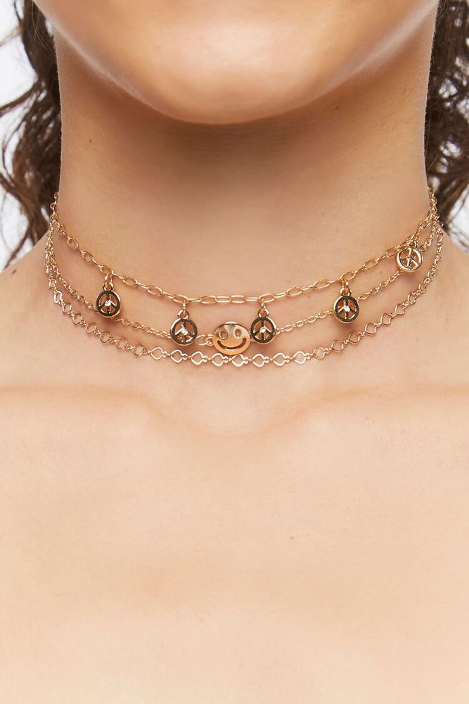 Forever 21 gold choker store