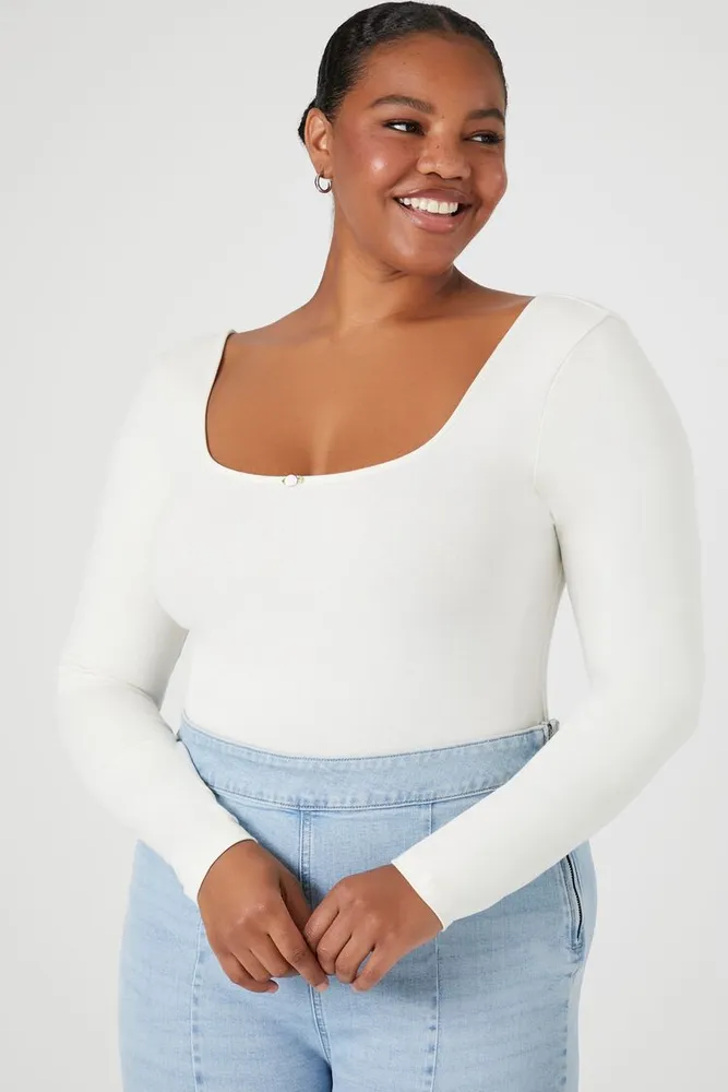 Forever 21 top long sleeve bodysuit