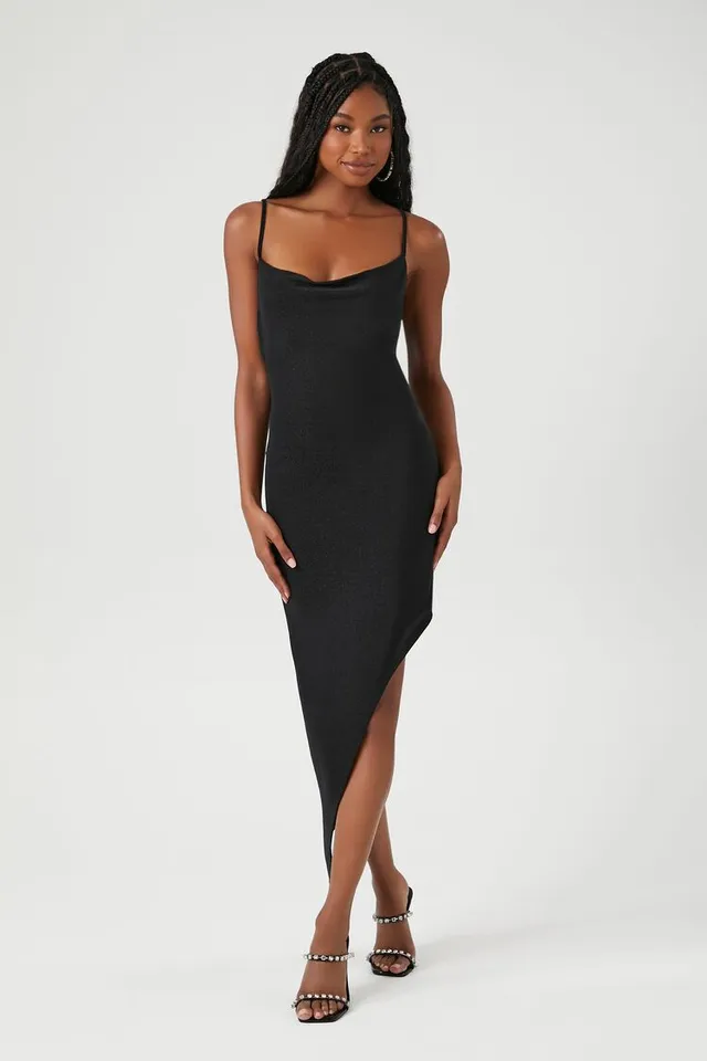 Forever 21 black midi dress clearance