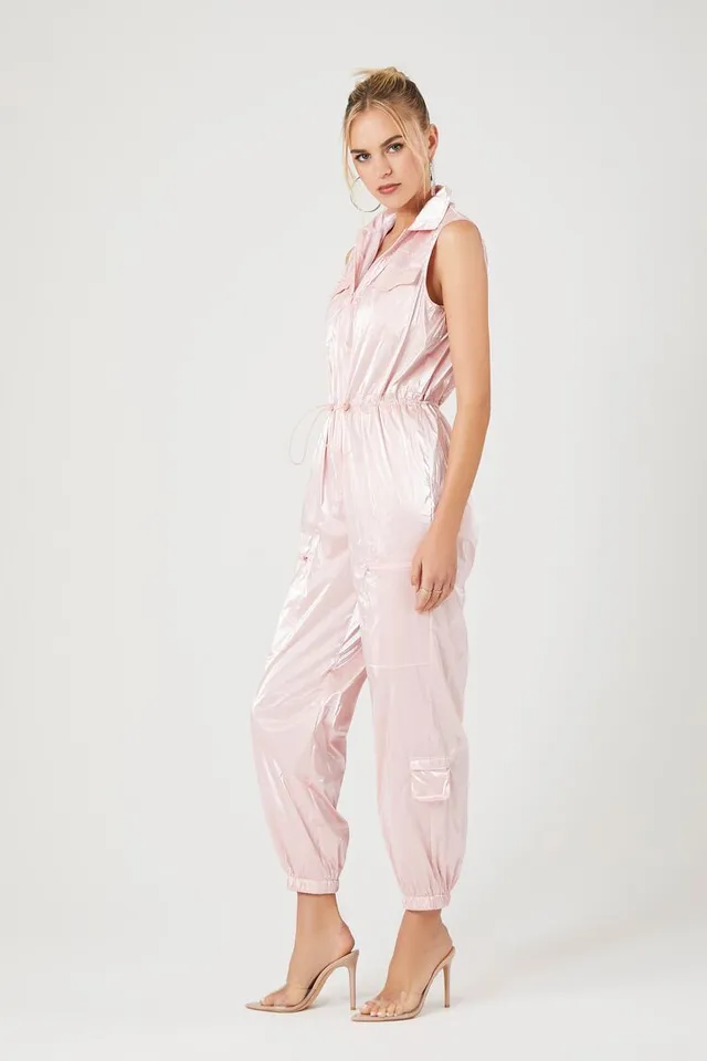 Pink overalls forever 21 sales
