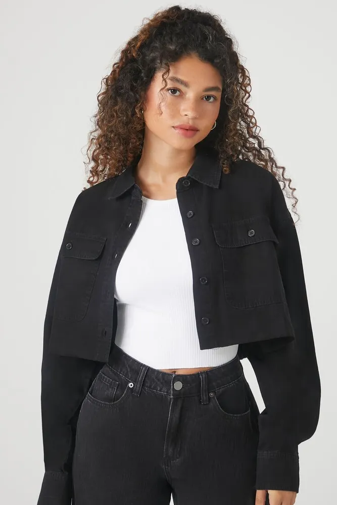 Womens denim shirt deals forever 21
