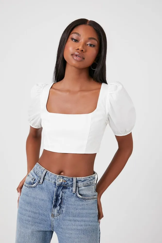 Forever 21 cutout crop top sales