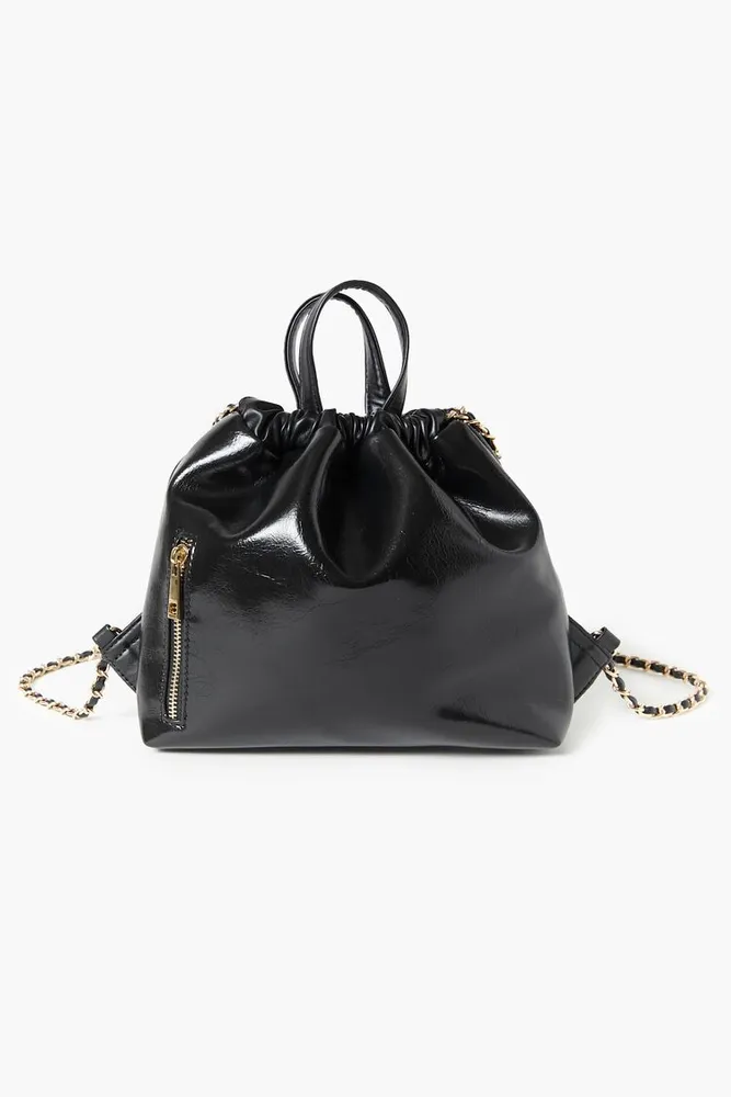 Forever 21 faux leather backpack cheap