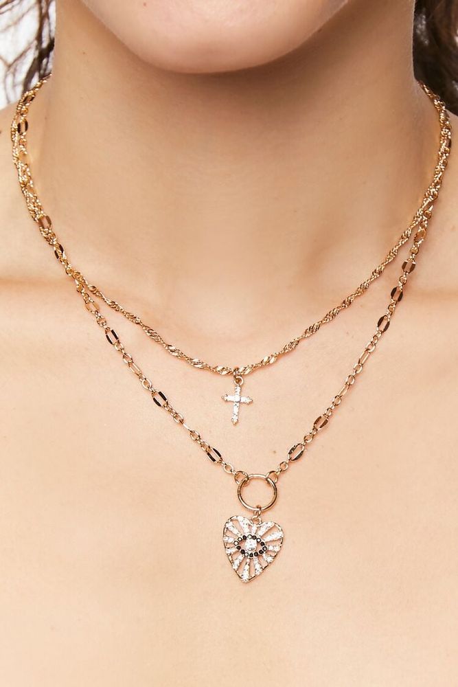 Long cross necklace forever 21 top