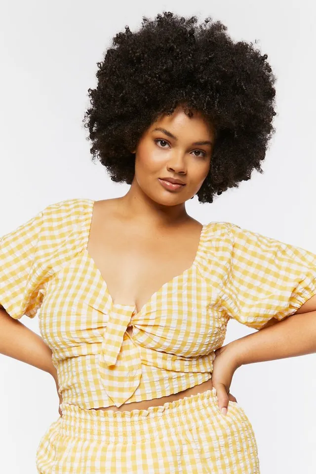 Forever 21 sales gingham top
