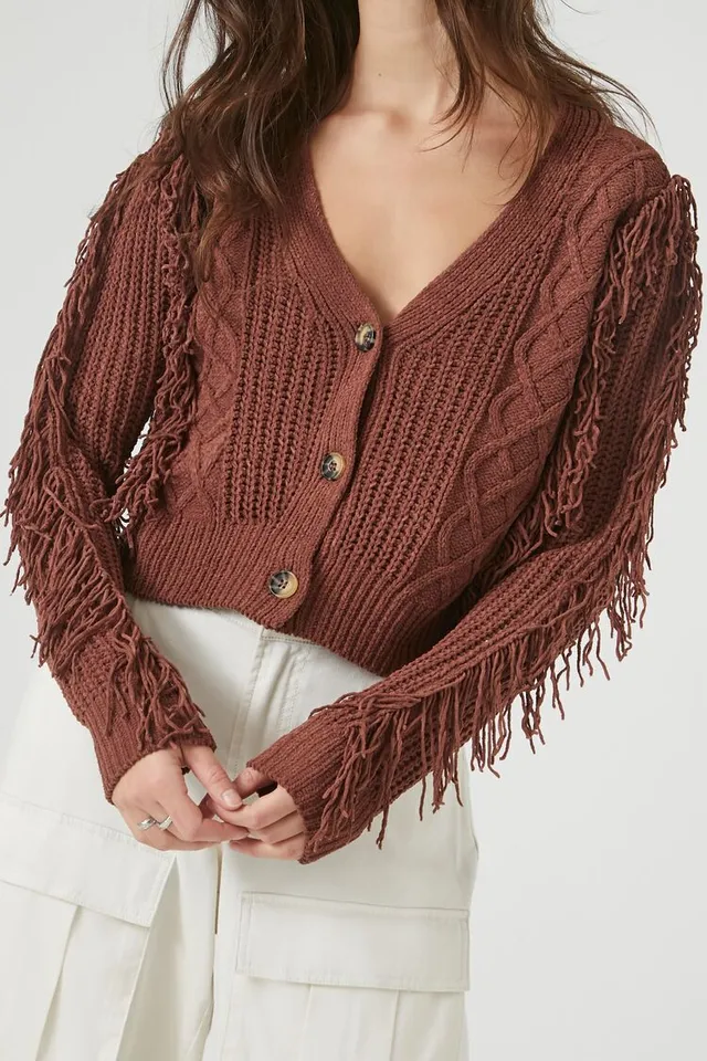 Forever 21 fringe cardigan store