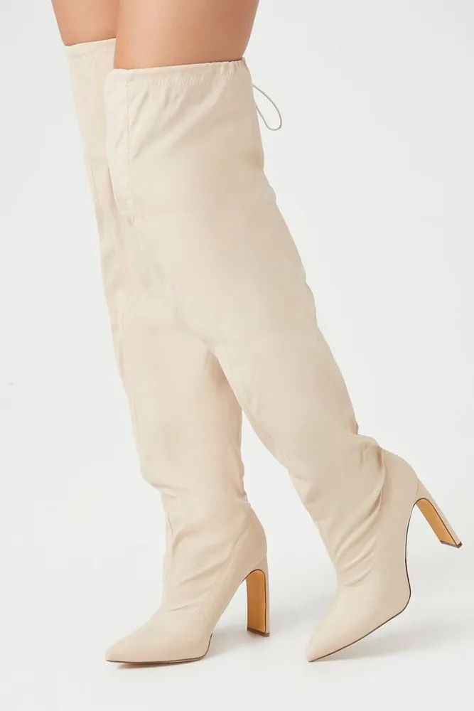 Over the knee drawstring boots 2025