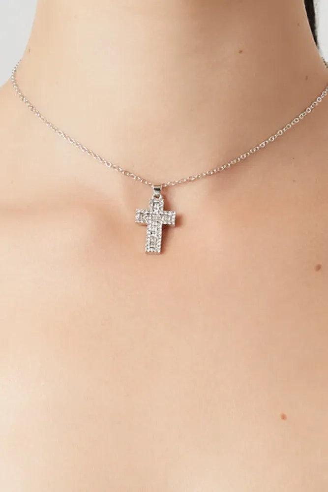 Forever 21 cross necklace hot sale