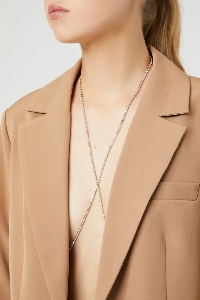 Forever 21 Women s Rhinestone Caged Body Chain Plaza Las Americas