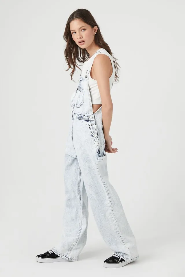 Forever 21 white overalls online