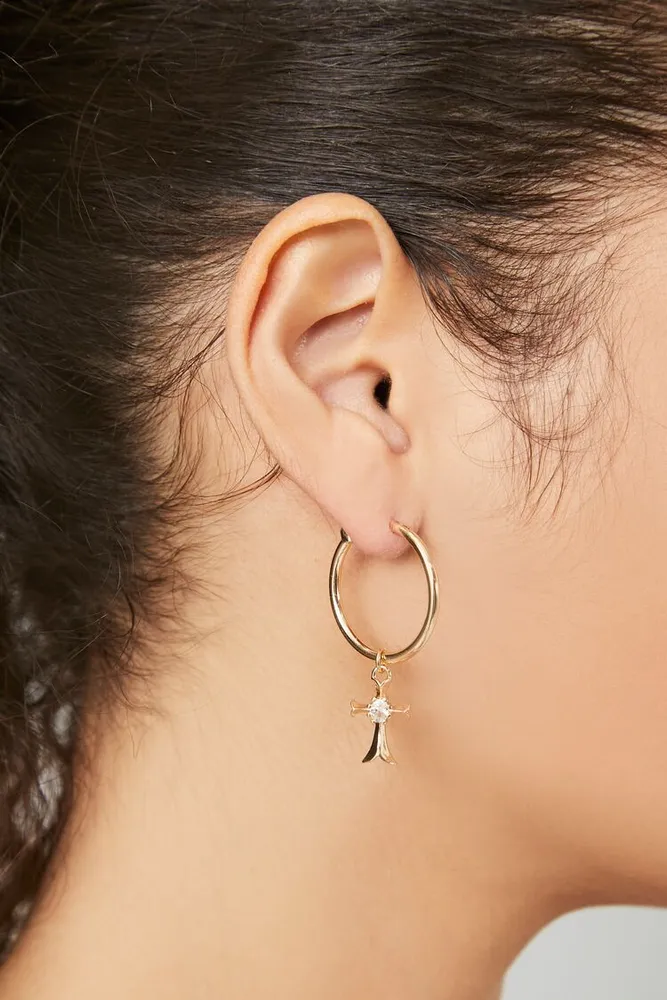 Forever 21 sale gold hoop earrings