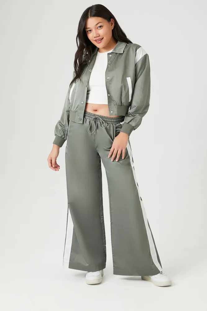 Forever 21 side store stripe pants