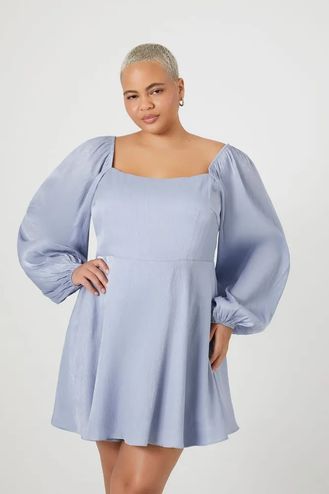 Forever 21 hotsell light blue dress