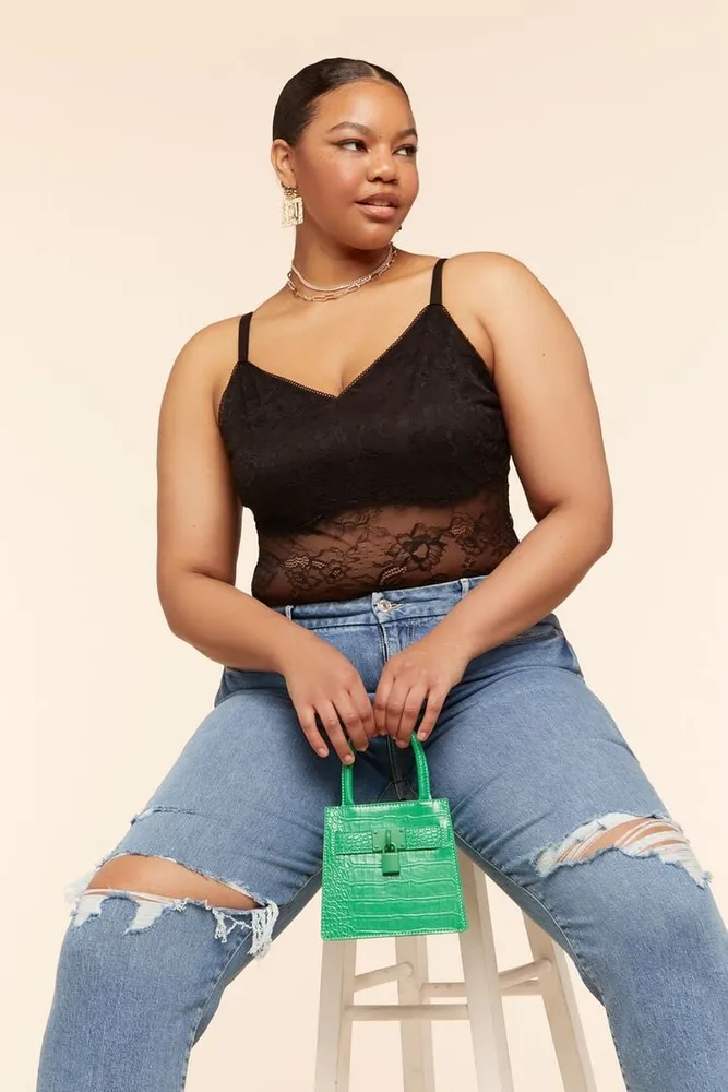 Forever 21 lace bodysuit hotsell