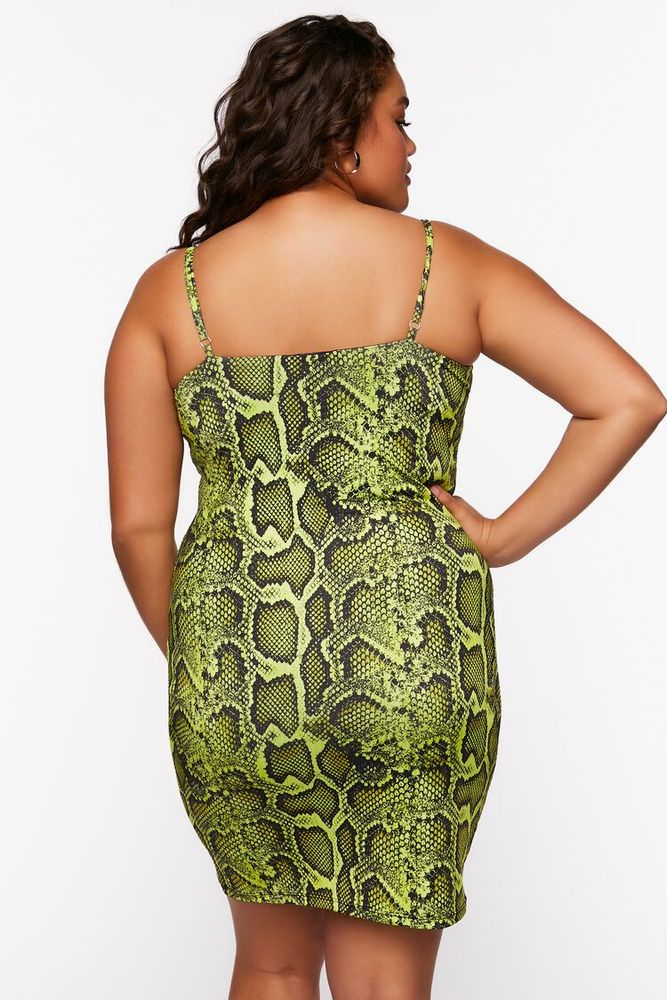 Yellow snakeskin dress new arrivals