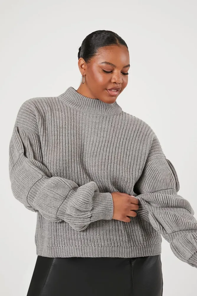 Forever 21 mock neck sweater sale