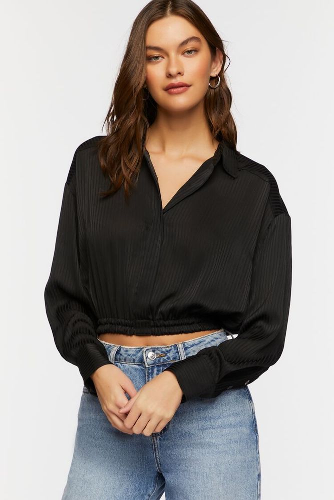 Satin blouse sales forever 21
