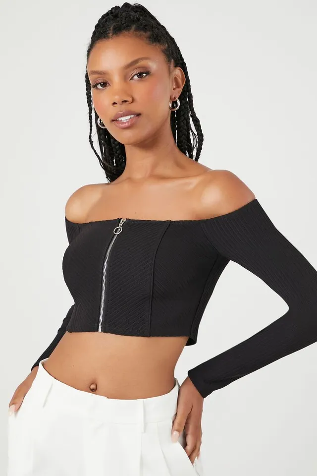 Forever 21 off the shoulder crop top 2025