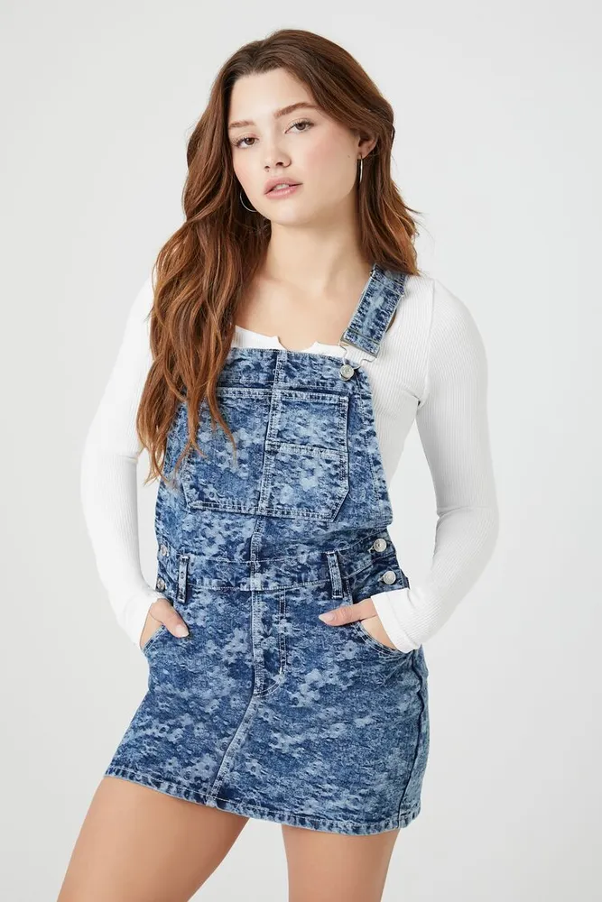 Forever 21 discount jean overall dress