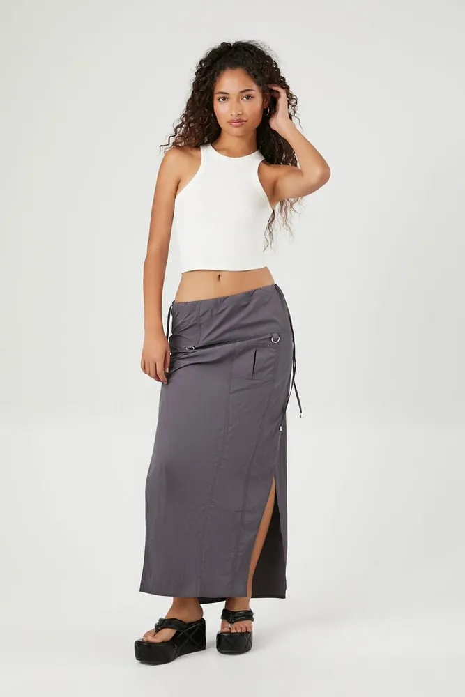 Gray maxi deals skirt forever 21