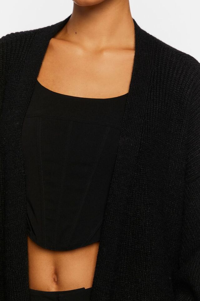 Forever 21 long black cardigan 2025