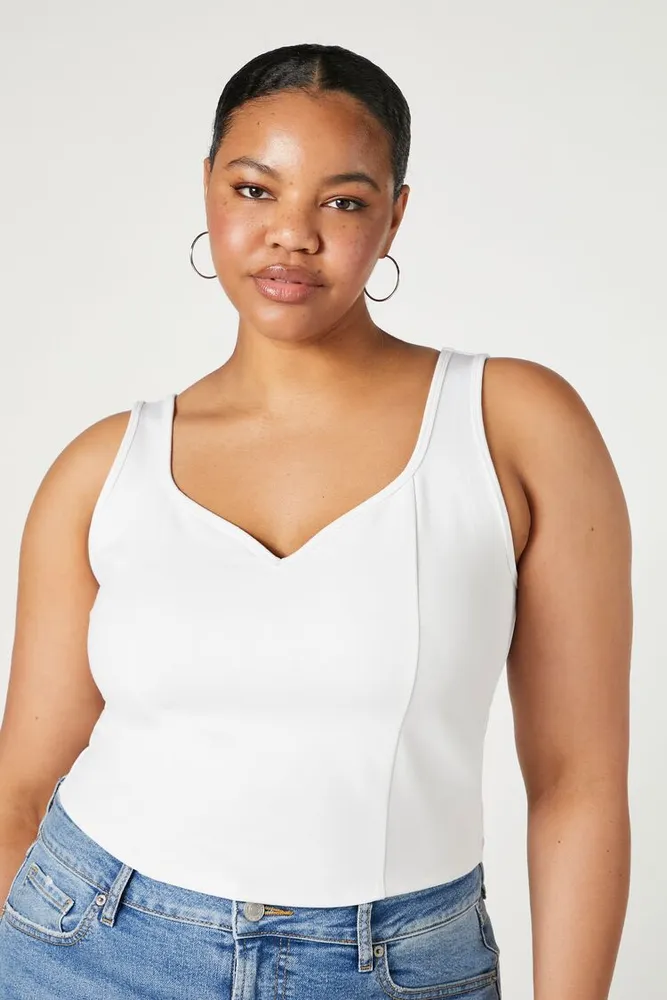 Forever 21 white tank top 2025