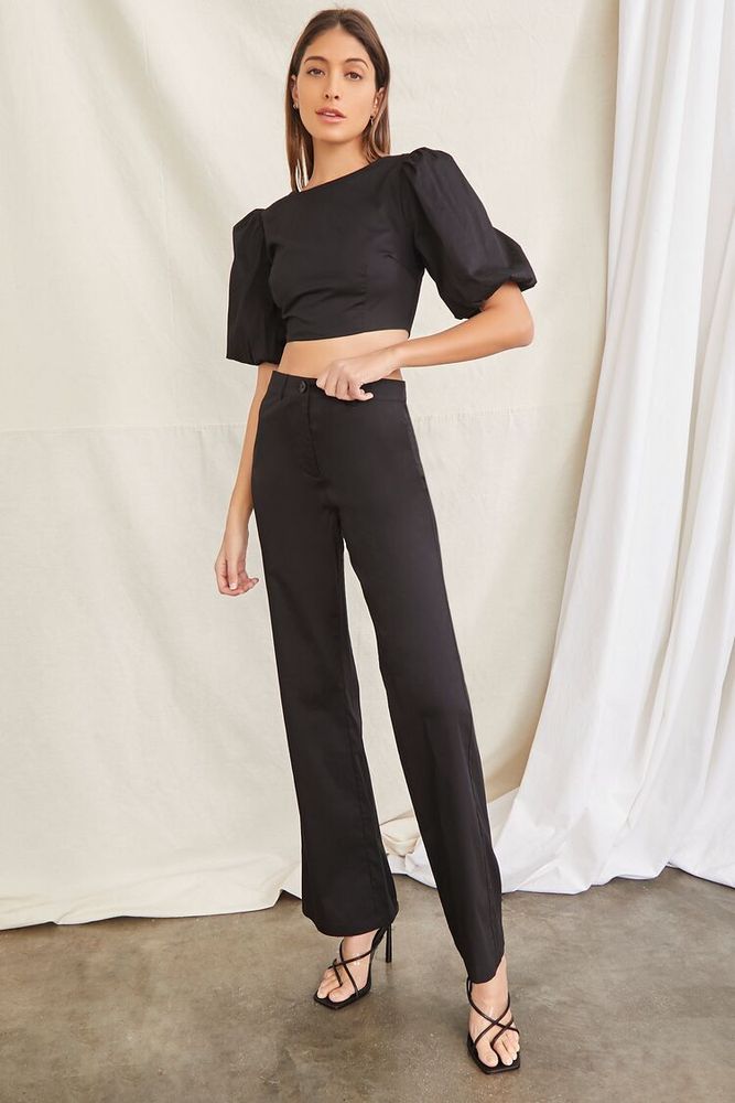 Puff sleeve top forever 21 shop