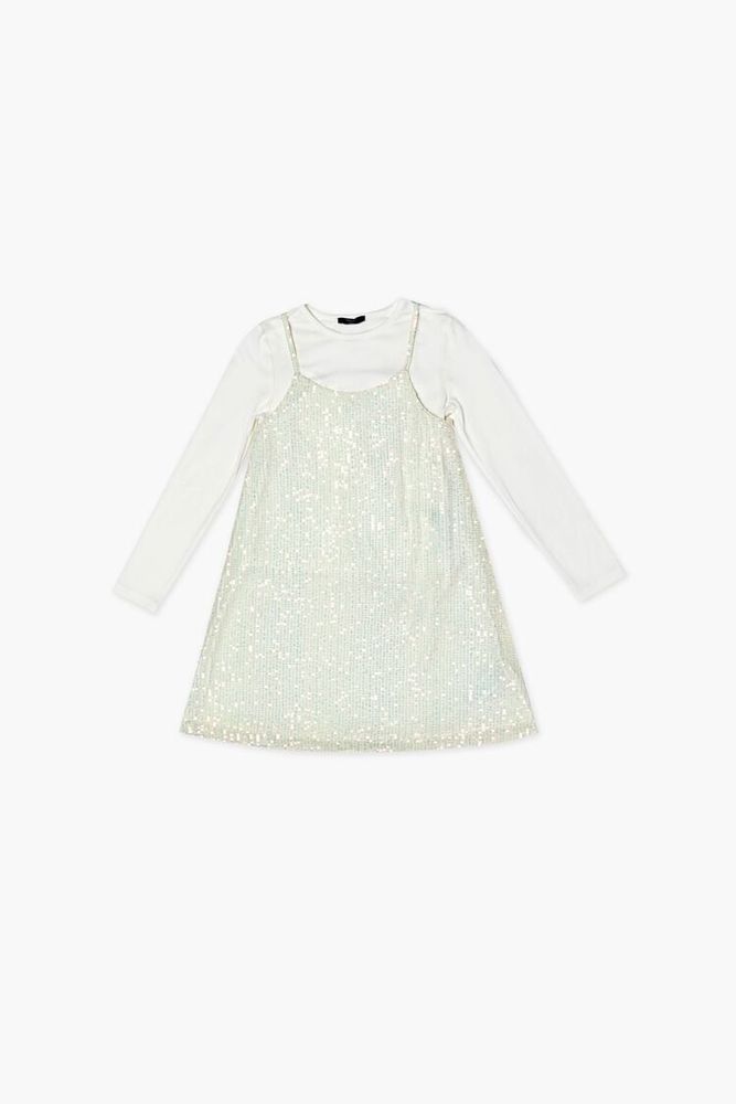 Forever 21 white sequin dress 2025