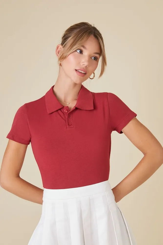 Forever 21 women's polo shirt hot sale