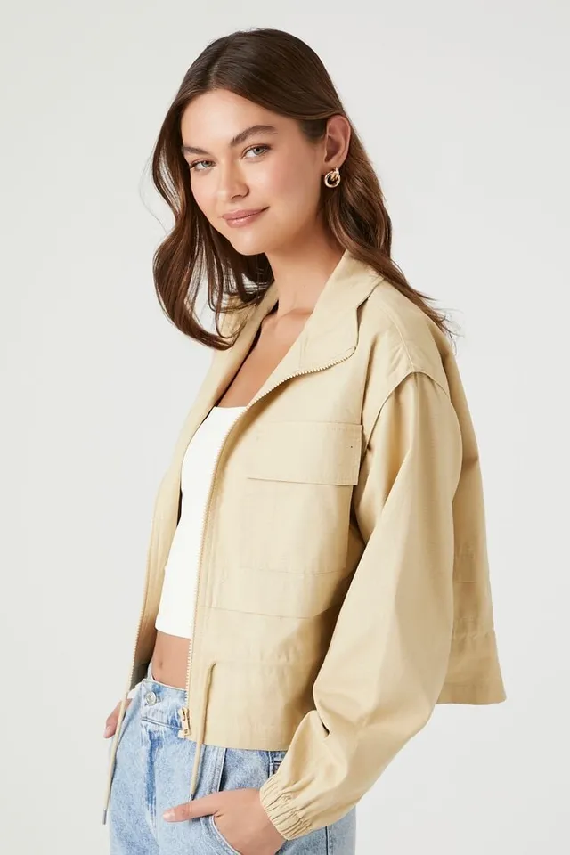 Forever 21 khaki jacket hot sale