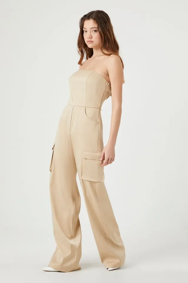Forever 21 linen jumpsuit deals