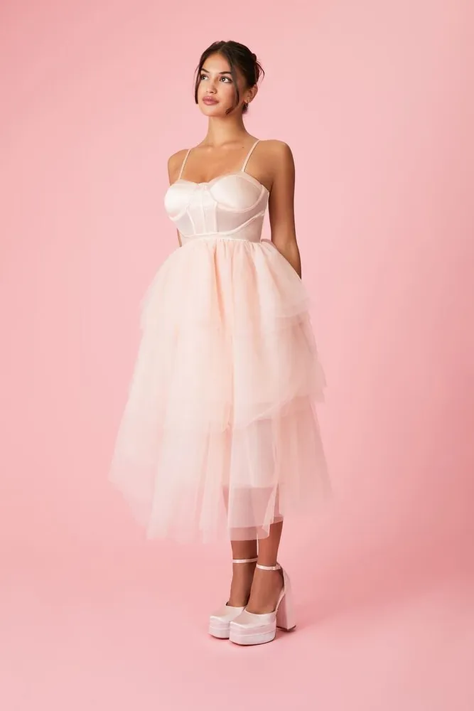 Forever 21 champagne dress best sale