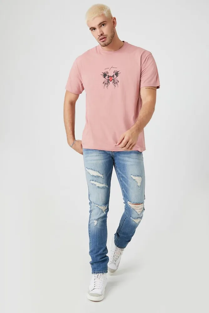 Mens stonewash 2024 skinny jeans