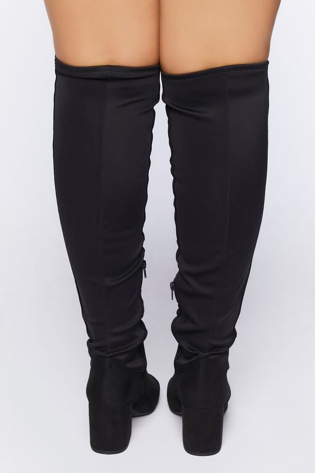 Forever 21 black knee high boots online