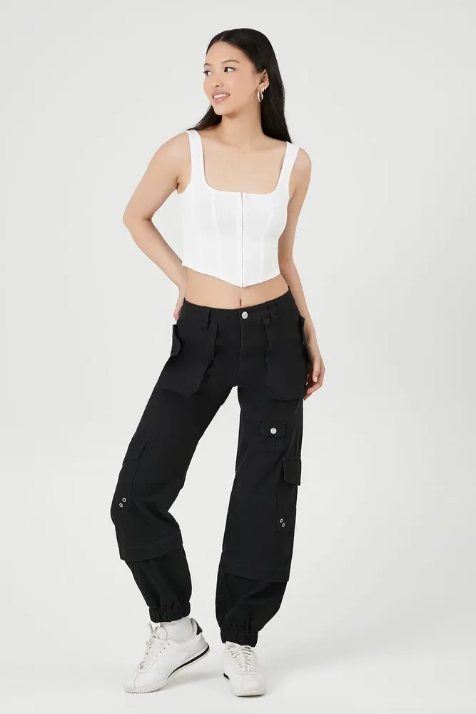 Womens cotton sales cargo joggers
