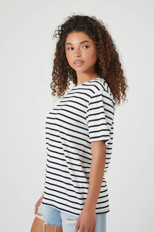 Black and white striped shirt forever 21 store
