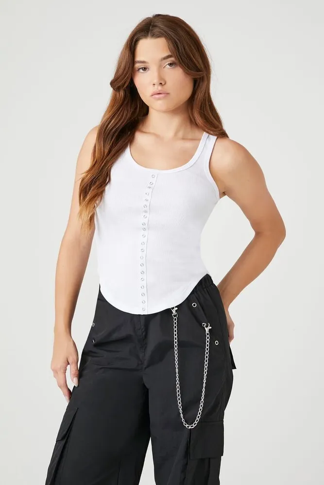 Snap button cheap pants forever 21