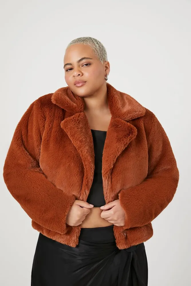 Faux shearling coat forever 21 clearance