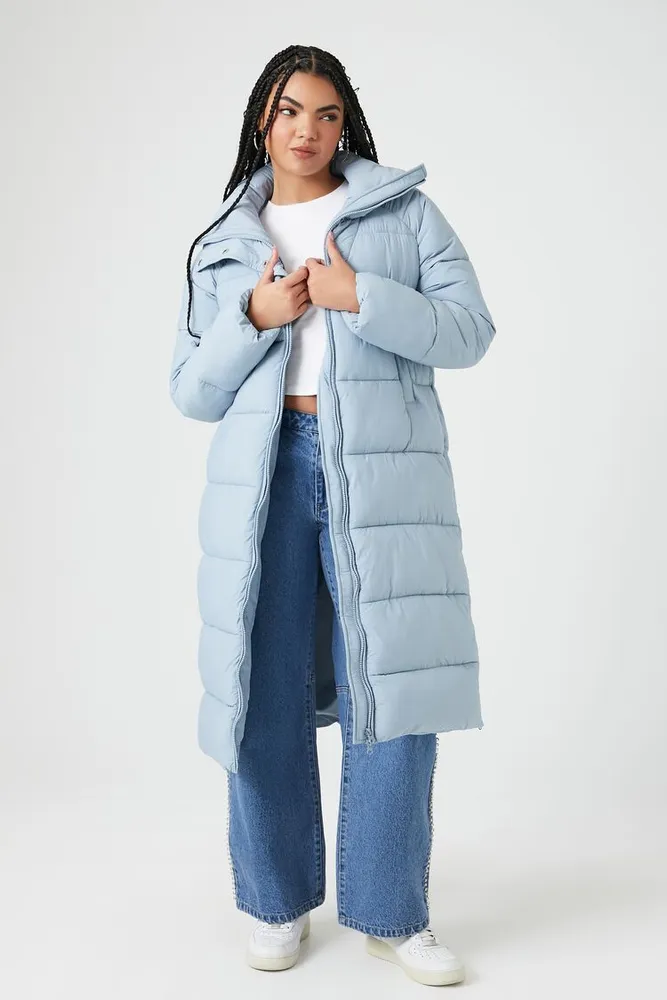 Womens longline puffer jackets hotsell