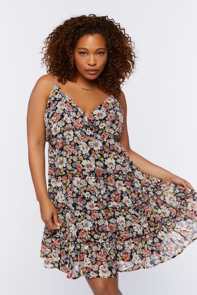 Forever 21 floral mini dress cheap