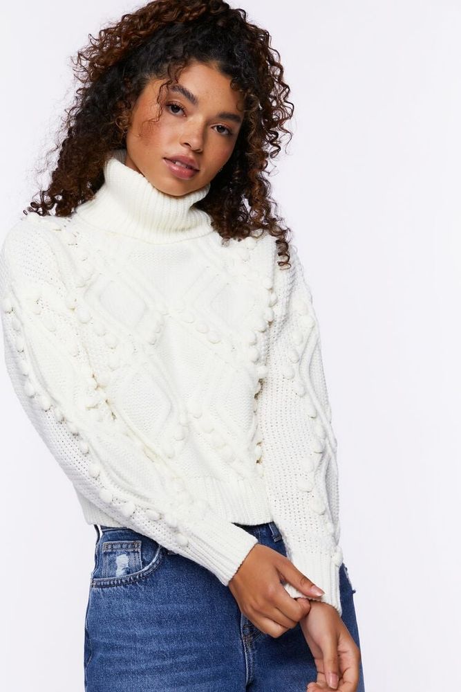 Forever 21 white jumper sale