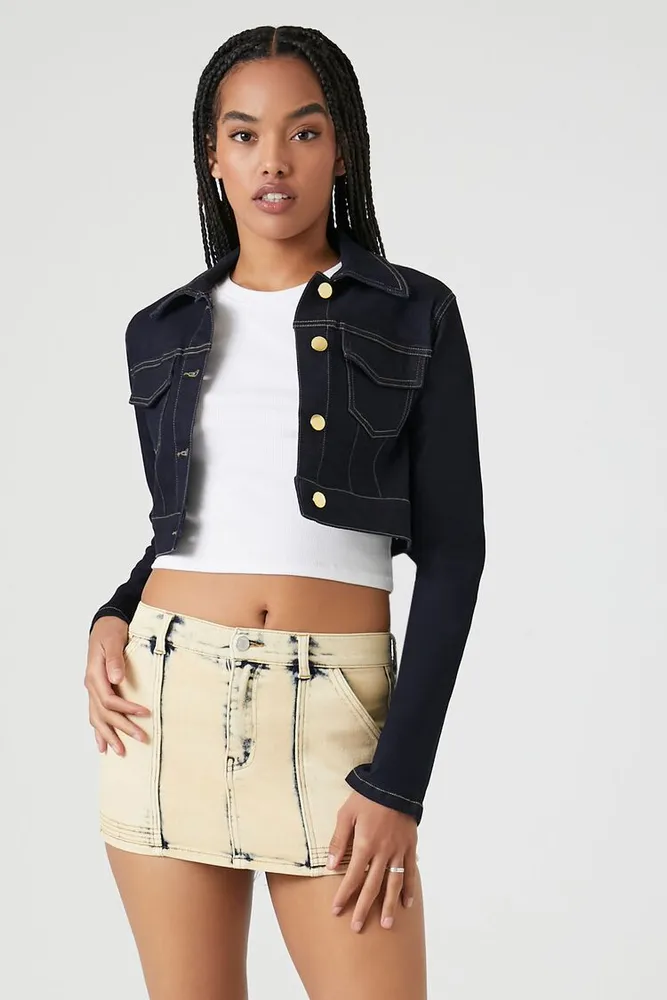 Forever 21 jean mini skirt sales
