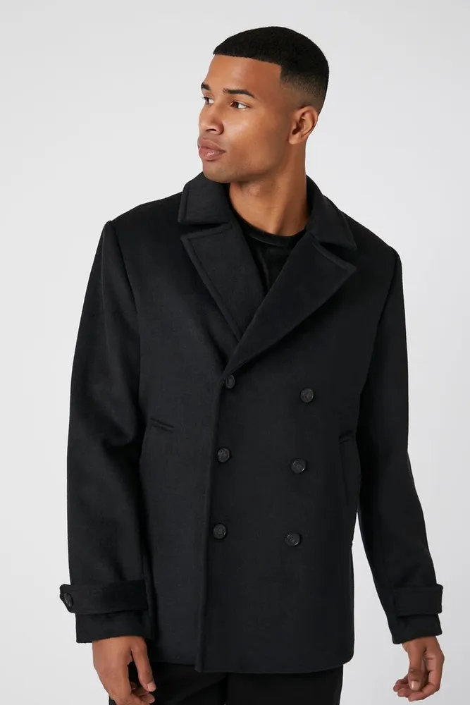 Forever 21 double breasted clearance coat